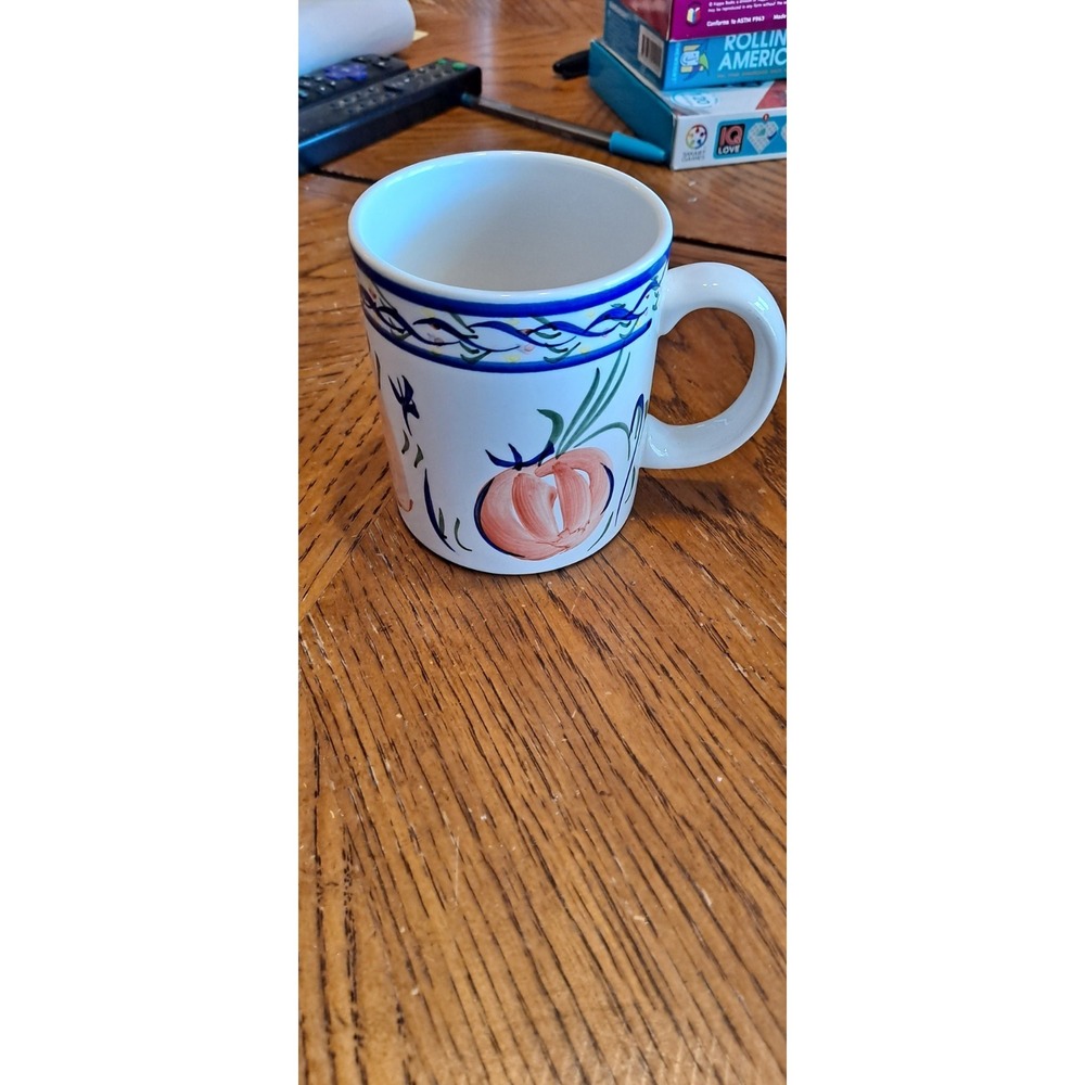 Hand Painted Coffee mug Fruits & Florals
